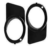 HBGURM For 5 Series E39 M5 1998 1999 2000 2001 2002 2003 2Pcs Front Bumper Light Cover Trim Fog Lamp Frame 51112496283 51112496284