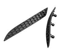 HBGURM For Golf 7.5 MK7.5 2Pcs Replacemet Modified Glossy Honeycomb Tail Rear Fog Light Lamp Cover Trim