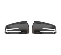 HBGURM For Mercedes For Benz A B C E S CLA GLA GLK Class W176 W246 W204 W212 W221 C177 X204 X156 Carbon Fiber Car Rearview Mirror Cover (Carbon fiber pattern)