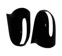 HBGURM For Mercedes For Benz E C-Class W211 W203 2001-2007 Parts Styling Car Side Door Rearview Side Mirror Cover Caps M Style (Gloss Black)