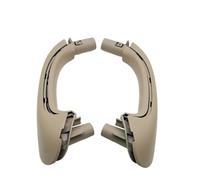 HBGURM for Mercedes for Benz W203 C Class 2000-2007 Car Interior Accessories Front Left Right Door Pull Handle Replacement 2PCS/4PCS (Beige 2pcs Set)