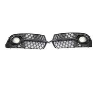 HBGURM For Q5 S-Line SQ5 Sport 4 Doors 2014-2017 2PCS Gloss Black Left Right Front Bumper Fog Light Grille Cover