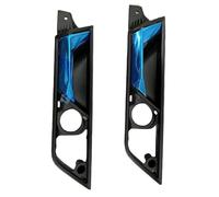 HBGURM for Skoda for Fabia 2015-2017 2 PCS Car Internal Door Handle Car Door Internal Actuator Black & Silver Plastic 6V0837221A 6V08222A