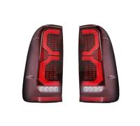 HBGURM For Toyota For Hilux Vigo 2004 2005 2006 2007 2008 2009 2010 2011-2015 1 Pair Tail Light Assembly LED Brake Reverse Turn Signal Lamp (Red shell A)