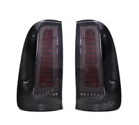 HBGURM For Toyota For Hilux Vigo 2004 2005 2006 2007 2008 2009 2010 2011-2015 1 Pair Tail Light Assembly LED Brake Reverse Turn Signal Lamp (Smoke Black shell B)