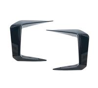 HBGURM For Toyota For RAV4 2020 2021 2PCS Car Front Bumper Fog Light Frame Cap Daytime Running Lamp Trim Modified (1 pair gloss black)