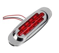 HBGURM For Truck For Trailer 8/4X 16LED 12-24V Side Marker Light Position Side Lights Universal Amber White Red Blue Green Side Indicator Light(Red,8PCS)