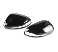 HBGURM Replacement Carbon Black Side Rearview Mirror Cover Caps Shell LHD For Mercedes For Benz C GLC S E Class W205 X253 W222 W213 W238 (Black-1)