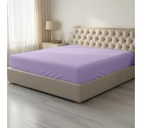 HBHLFZ Twin XL Fitted Sheet Only,Deep Pocket Sheet - Soft, Breathable Brushed Microfiber - Fully Elasticized Fit, Wrinkle Resistant, Colorfast, Twin XL Size, Light Purple