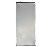 HBHXDZ Stainless Steel Air Conditioner Drip Pan, Large Drain Pan by Hand Welding, Oil Change Pan and Hose Seamlessly Connected(39.4x17.7in/100x45cm)