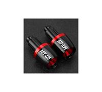 HBHYU Handlebar Grips For Y&amaha MT125 MT-125 2014-2023 Handlebar Grips Bar End Cap Counterweight Plug Slide Universal Bar End Plugs Caps(Red)