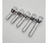 HBIS Universal 4pcs Alloy Wheel Bolts Nuts M12 X 1.5, 17mm Hexagon, Conical Wheel Lock Nut Screw Wheel Steel Lug Bolts Car Tire Bolts Car wheel Lug bolts(35mm thread x4PCS)