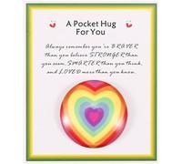 HBJSP Pocket Hug Penguin, Penguin Gifts, A Little Pocket Penguin Hug, Penguin Pocket Keepsake Ornament, Mini Pocket Penguin Hug, Tinking of You Gift, Lovers, Birthday, Valentines (Luminous Love)