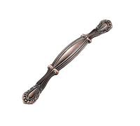 HBJzxlOK Red Bronze Handle Kitchen Door Knob Cabinet Drawer Closet Antique Shabby Chic Handles Dresser Knobs Furniture Pulls(377-128mm)