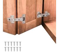 HBL' 165° & 135° Soft Close Cabinet Hinges for Lazy Susan Bifold Doors, Concealed European Hinges, Full Overlay, Adjustable Hinge, 2 x 165° + 2 x 135° Hinges for Pie Cut Corner Cabinets