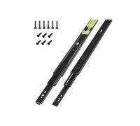HBL’ 2 Pairs | Soft Close Drawer Runners 350mm, Heavy Duty Cabinet Drawer Slides Replacement - Ball Bearing Full Extension Draw Runner, 50KG Capacity, Made of Cold-Rolled Steel.