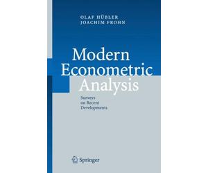 Hbler - Modern Econometric Analysis Surveys on Recent Developments - X555z