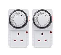 HBN 24 Hour Programmable Mechanical Timer Plug Swi