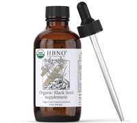 HBNO Organic Black Seed Oil 4 fl oz (120ml) - USDA Certified Organic Black Seed Oil Cold Pressed