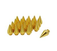 HBNYHLKW Universal Aluminum Extended Tuner Wheel Spike Spear Rim Nut Car Styling Tuner 20 Pieces/Set(Gold 20pcs-set)