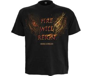 HBO - HOD 2 - FIRE WILL REIGN (Unisex Black Short Sleeve T-Shirts) Large