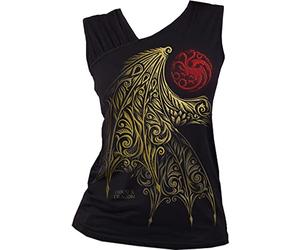 HBO - Hod - Wing Logo - Gathered Shoulder Slant Vest Black - L
