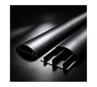 HBOOMOEM Cable Hider, Floor Cable Covers for Cords, Designed to Conceal Extension Cords and Various Cables, Suitable for Use in Office, Home, and Outdoor Environments.(Black,No. 3-3m)