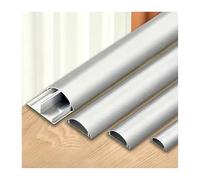 HBOOMOEM Cord Covers for Wires on Floor, Wire Cover for Floor, Features a Semi, Circular Design, Suitable for Use on Desks, Walls, Baseboards, Floors, and More.(No. 10,5M)