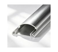 HBOOMOEM Cord Hider Wall, Floor Wire Covers for Cords, Featuring a Semi Circular Design, It Is Suitable for Wiring Behind Wall Mounted Tvs, Along Floors, and Under Desks.(No. 12,3M)