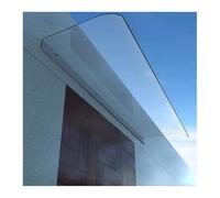 HBOOMOEM Door Awning，Polycarbonate Cover Front Door，Window Awning Transparent Pc Panel，Suitable For Front Doors, Porches, And Patios; Impact-Resistant And Durable.(Elevation,290cm/114.4in)