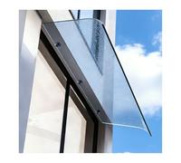 HBOOMOEM Door Awning，Polycarbonate Cover Front Door，Window Awning Transparent Pc Panel，Suitable For Front Doors, Porches, And Patios; Impact-Resistant And Durable.(Plane,430cm/169.2in)