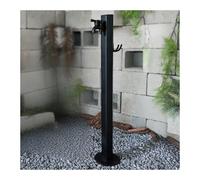HBOOMOEM Free Standing Gardens Column,304 Stainless Steel Square Garden Water Column,Anti-Freeze Irrigation Stand Garden,Water Supply Tap for Watering and Cleaning.(C)