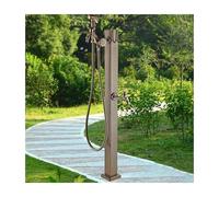 HBOOMOEM Free Standing Gardens Column,Stainless Steel Garden Water Column,Antifreeze Frost Free Outside Courtyard Water Faucet ,Suitable for Patios, Yards, Pools.(Normal,60CM/23.6IN_C)