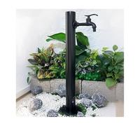 HBOOMOEM Garden Freestanding Tap,Stainless Steel Water Column Decorative Water Tap,Suitable for Garden Decoration, Irrigation, Car Washing, Cleaning, Sanitation, Etc.(60cm/23.6in,E)