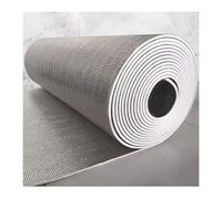 HBOOMOEM Insulating Aluminium Foil Barrier，Thermal Insulation Aluminium Foil Membrane，Removable, with Suction Cups, Suitable for Sealing Attics, Garages, Rvs and Pipes.(500CM/196.9IN,2.5CM/0.98IN)