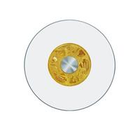 HBOOMOEM Lazy Susan Turntable for Dining Table，Swivel Serving Plate with Auxiliary Wheels，Features A Silent Base, Suitable for Banquets, Parties, and Family Dinners.(B,100CM/39.4in)