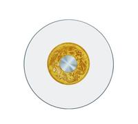 HBOOMOEM Lazy Susan Turntable for Dining Table，Swivel Serving Plate with Auxiliary Wheels，Features A Silent Base, Suitable for Banquets, Parties, and Family Dinners.(A,100CM/39.4in)