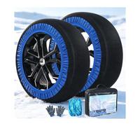 HBOOMOEM Snow Socks for Tires, Tire Chains for Cars, Strong Grip | No Jack Required; Easy To Install; Does Not Damage Tires(245/30R19)