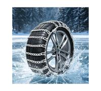 HBOOMOEM Tire Chains for Cars, Winter Tire Snow Chains, Exceptional Grip | Sturdy, Durable, and Reusable; Suitable for Sedans and Pickup Trucks(175/80R14)