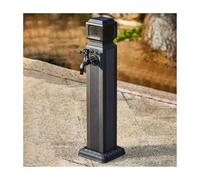 HBOOMOEM Vertical Pillar Floor Mount Water Tap，Free Standing Gardens Column，Freestanding Garden Hose Stand with Faucet，Suitable for Garden Decoration, Sanitation, Etc.(Normal,65CM/25.6IN_D)
