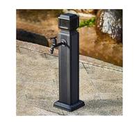 HBOOMOEM Vertical Pillar Floor Mount Water Tap，Free Standing Gardens Column，Freestanding Garden Hose Stand with Faucet，Suitable for Garden Decoration, Sanitation, Etc.(Normal,65CM/25.6IN_B)