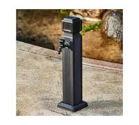 HBOOMOEM Vertical Pillar Floor Mount Water Tap，Free Standing Gardens Column，Freestanding Garden Hose Stand with Faucet，Suitable for Garden Decoration, Sanitation, Etc.(Normal,65CM/25.6IN_A)