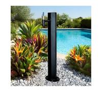 HBOOMOEM Vertical Pillar Floor Mount Water Tap，Freestanding Outdoor Vertical Square Garden Water Column，Suitable for Garden, Backyard, Lawn, Sanitation, Etc.(Hexagonal,60CM/23.6IN_E)