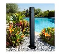 HBOOMOEM Vertical Pillar Floor Mount Water Tap，Freestanding Outdoor Vertical Square Garden Water Column，Suitable for Garden, Backyard, Lawn, Sanitation, Etc.(Hexagonal,60CM/23.6IN_B)