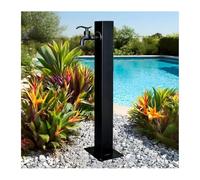 HBOOMOEM Vertical Pillar Floor Mount Water Tap，Freestanding Outdoor Vertical Square Garden Water Column，Suitable for Garden, Backyard, Lawn, Sanitation, Etc.(Square,60CM/23.6IN_B)
