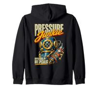 HBOT Hyperbaric Technician Oxygen Wound Chamber Zip Hoodie