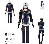 HBQC Anime cosplay costume Arcane Season 2 'CaitlyncospIay outfit full wig costume set adult Halloween carnival party dress up set