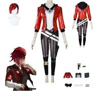 HBQC Anime cosplay costume Arcane Season 2 Vios Iay costume full set wig set adult Halloween carnival party dress up set