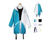 HBQC Anime cosplay costume World Plan An Shiraishi Kamishiro cospay costume full set wig set adult Halloween carnival party dress up set