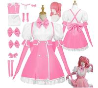 HBQC Anime Gushing Over Magical Girls Character Haruka Complete Outfit - Adult Fashion Wig Costume, Christmas And Halloween Carnival Parties